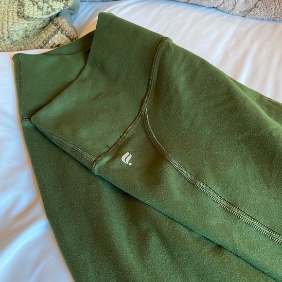 Fabletics Olive Green Leggings - Picture 2 of 3